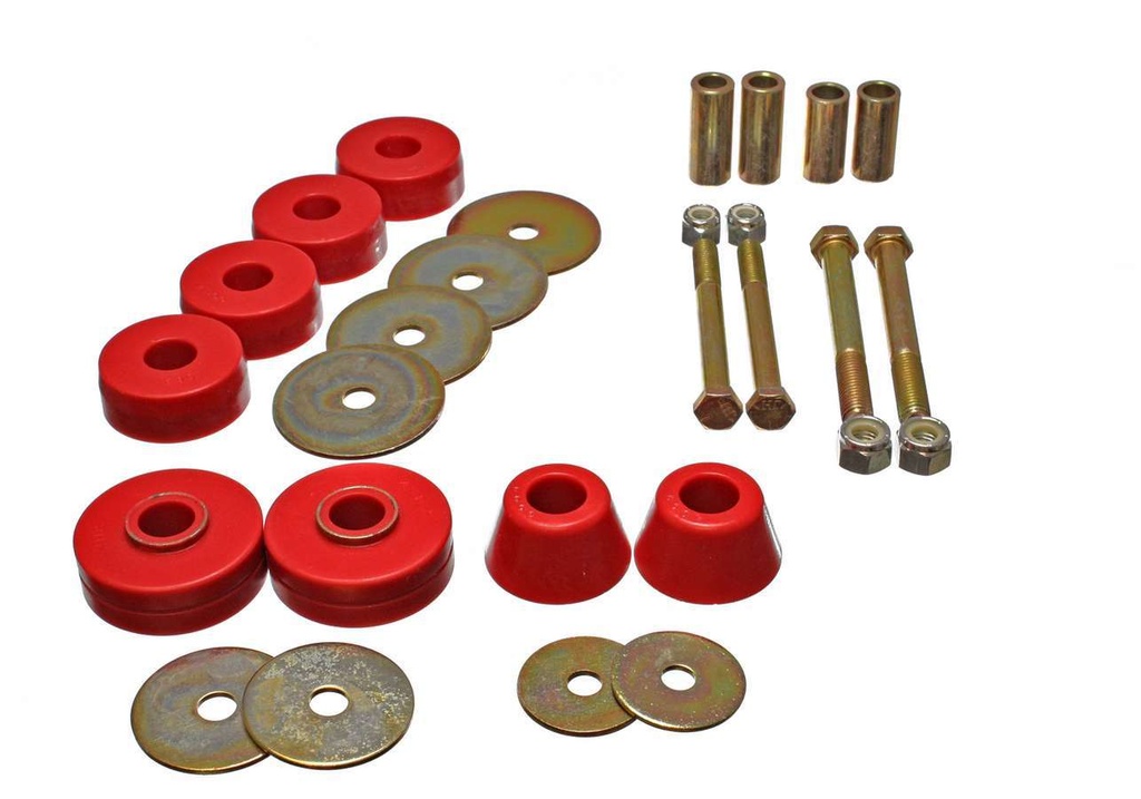 [ENE3-4137R] Energy Suspension - Chevy Pickup Body Mounts