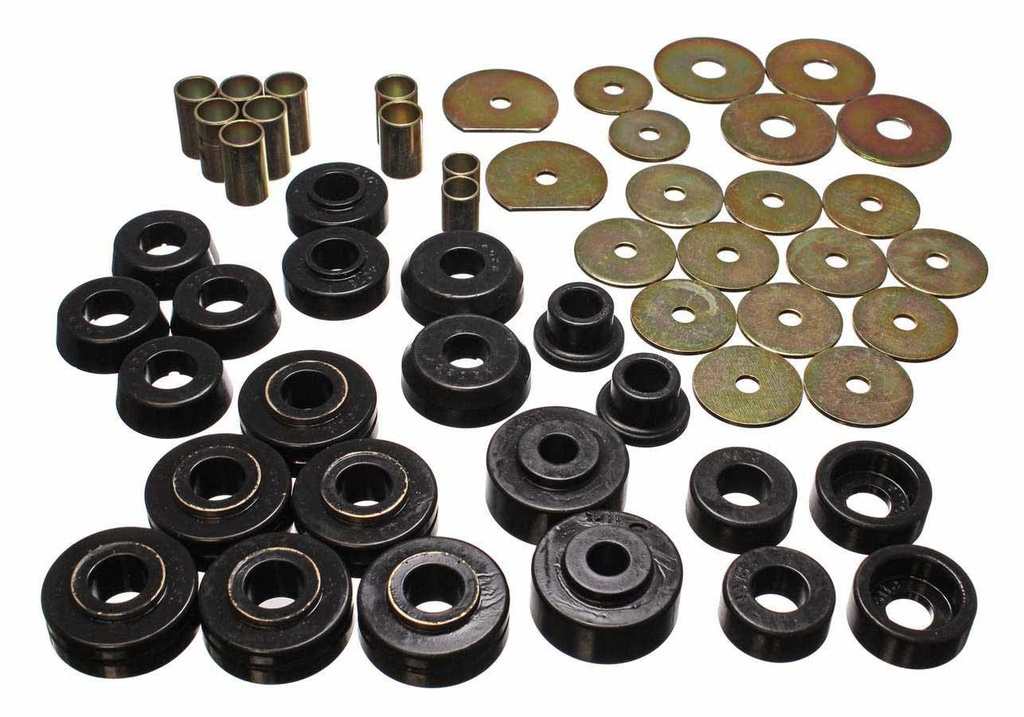 [ENE3-4138G] Energy Suspension - 65-70 Chev Body Mounts Black