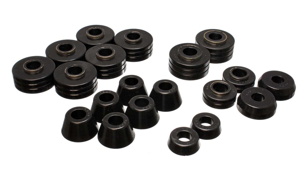 [ENE4-4102G] Energy Suspension - Bronco Body Mounts-Black