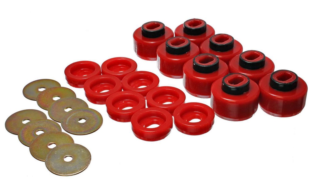[ENE3-4150R] Energy Suspension - Chevy Body Mount Set