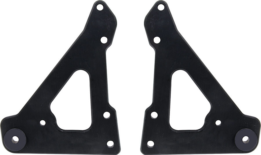 Allstar Performance - Front Motor Plate 2pc W/ Bushings Black