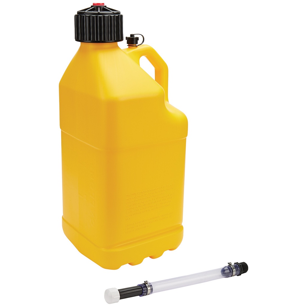 Allstar Performance - Utility Jug 5 Gal W/Filler Hose Yellow