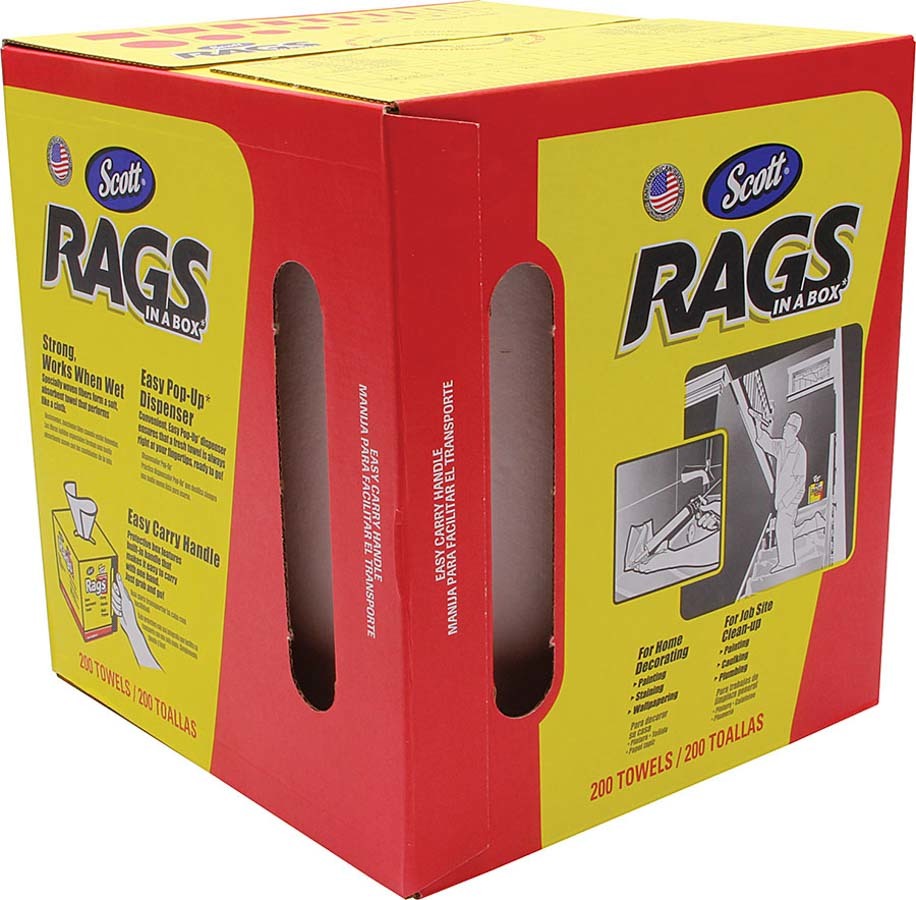 Allstar Performance - Scott Rags In Box 200Ct