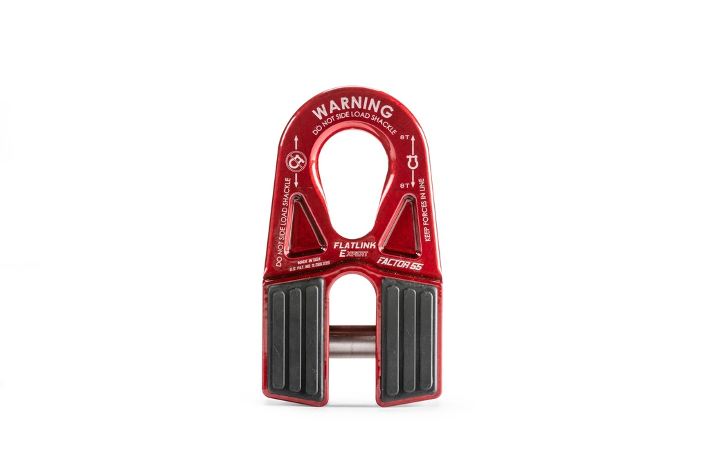 [FTR00080-01] Factor 55 - Flatlink-E Expert Winch Shackle Mount Red