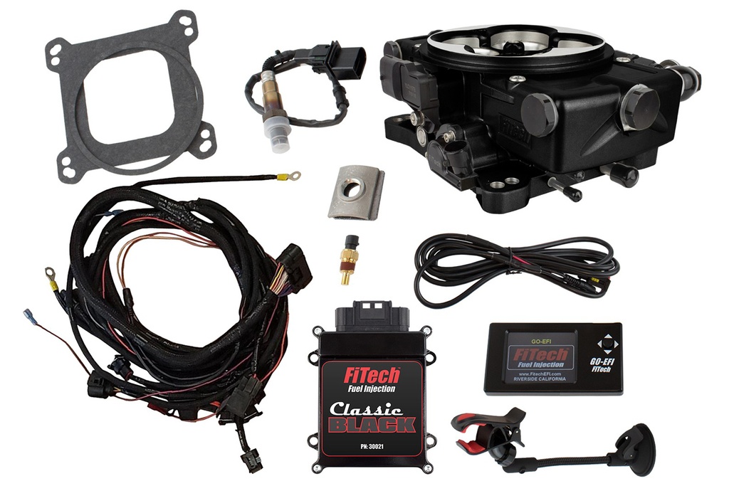 [FIT30021] FiTech Fuel Injection - Go EFI Classic 550 HP EFI w/External ECU Black