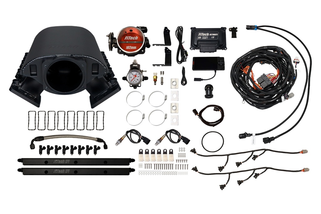 [FIT70091] FiTech Fuel Injection - Ultimate Rebel LS 750HP EFI System W/Trans Cont