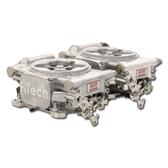 [FIT30061] FiTech Fuel Injection - Go Efi 2x4 625hp Kit Bright Tumble Finish