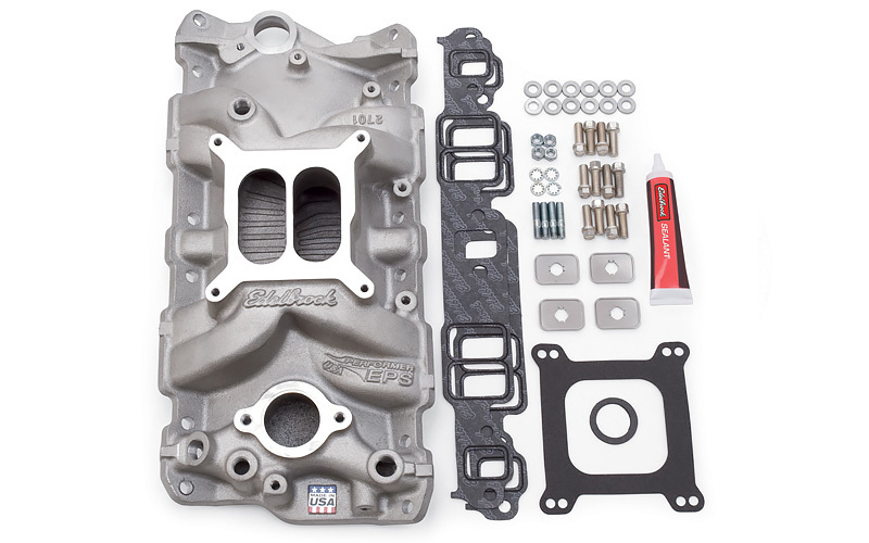 [EDE2040] Edelbrock - SBC 2701 Intake Manifold & Installation Kit