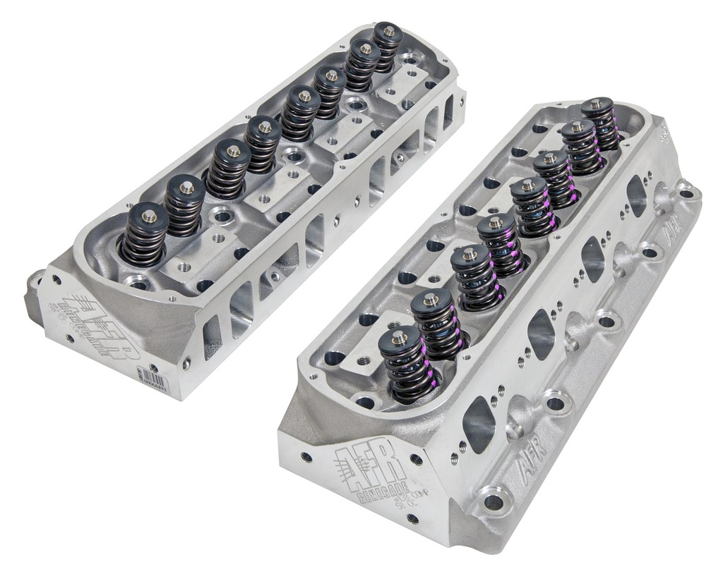Air Flow Research - SBF 195cc Compt Cylinder Heads (pr) 58cc Assem.