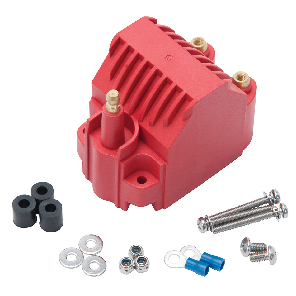 [EDE22742] Edelbrock - Max-Fire Ignition Coil Universal Dome Style Red