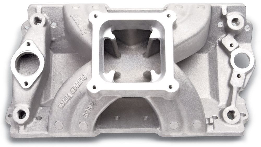 [EDE2859] Edelbrock - SBC Victor Manifold - Glidden 18 Degree