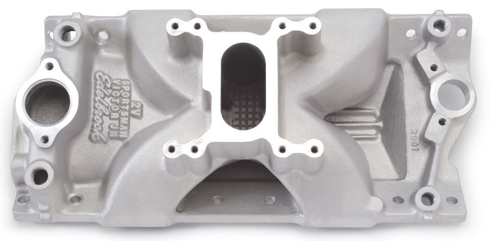 [EDE2901] Edelbrock - SBC Victor Jr. Sportsman Manifold - 2 Barrel