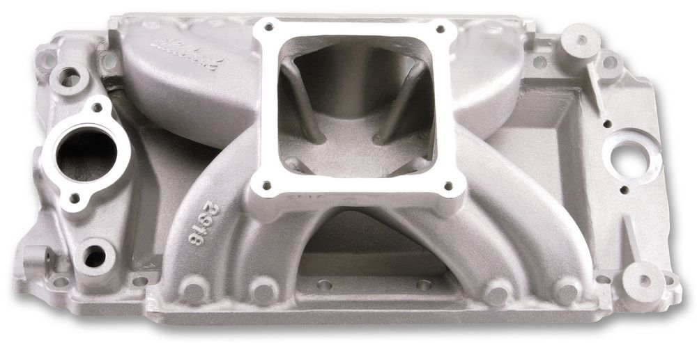 Edelbrock - BBC Victor Manifold - Tall Deck