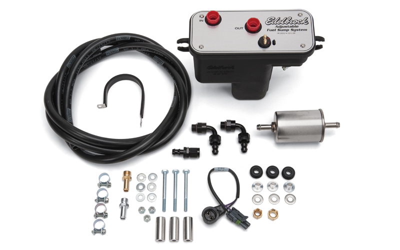 [EDE36031] Edelbrock - Universal EFI Fuel Sump Tank Kit 67GPH 35-90psi
