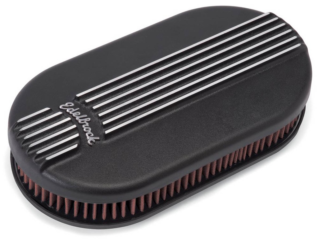 [EDE41153] Edelbrock - Billet Alum. Single Carb A/C - Small Oval- Black