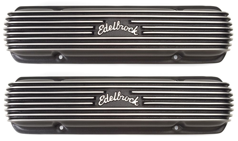 [EDE41303] Edelbrock - Pontiac Classic Series V/C's - Black Finish