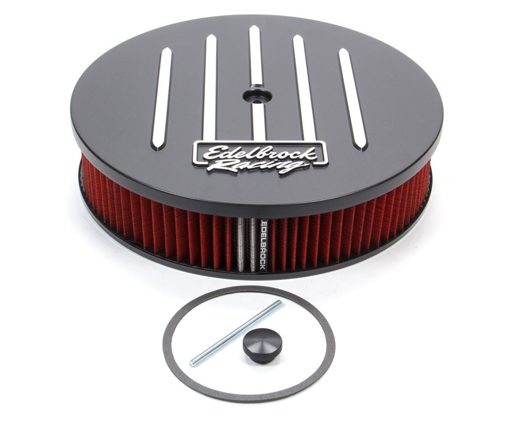 [EDE41663] Edelbrock - Air Cleaner Kit Race Series 14in x 3in Black