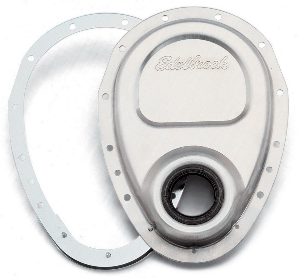 [EDE4242] Edelbrock - SBC Aluminum Timing Cover - 2 Piece