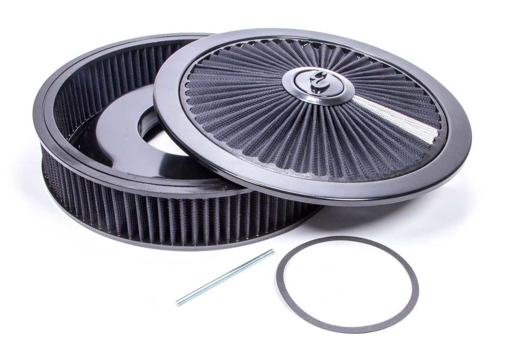 [EDE43662] Edelbrock - Air Cleaner Kit - 14in Dia. Breathable - Black