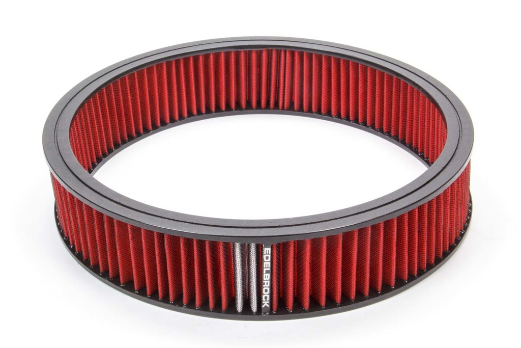 [EDE43666] Edelbrock - Air Filter Element Red 14in x 3in