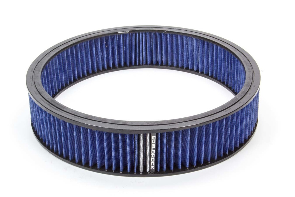 [EDE43667] Edelbrock - Air Filter Element Blue 14in x 3in