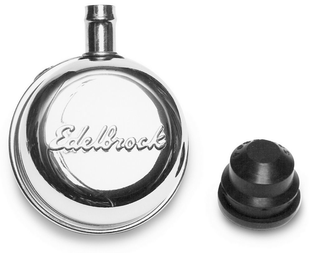 [EDE4410] Edelbrock - Round Breather W/90 Deg. Nipple