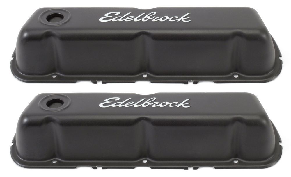 [EDE4603] Edelbrock - Valve Cover Kit SBF Signature Series Black