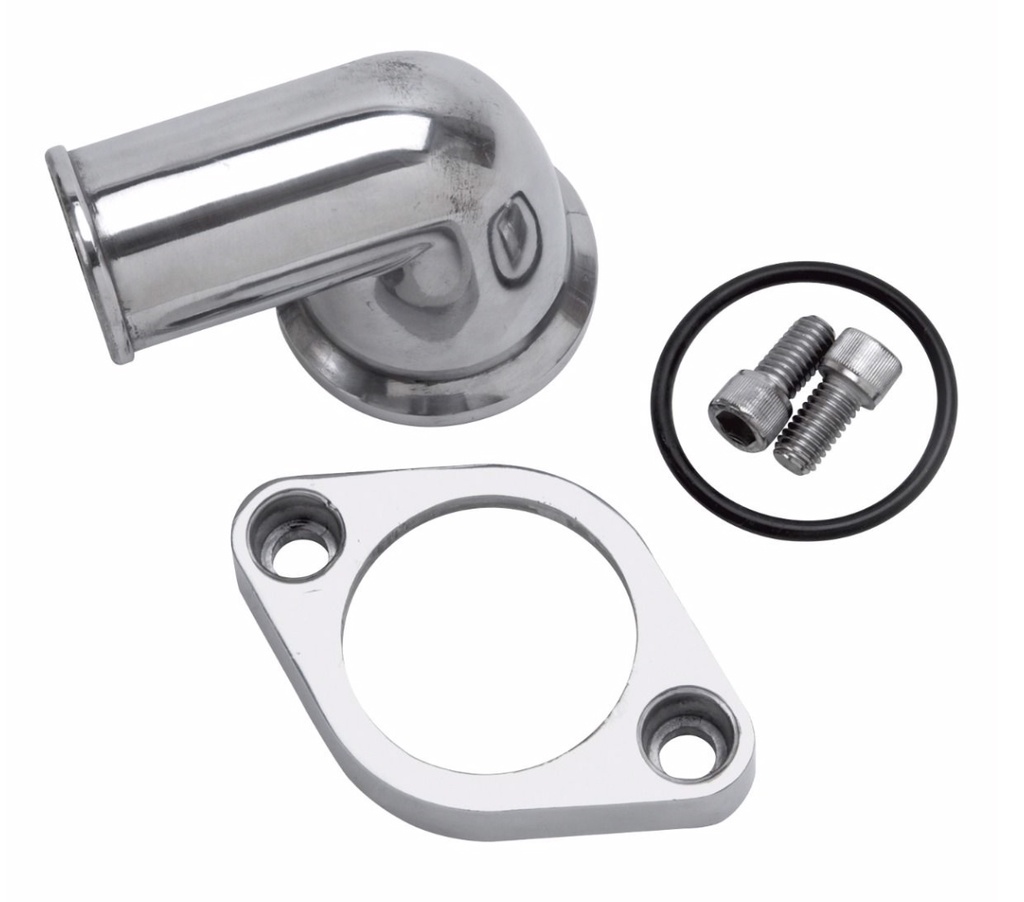 Edelbrock - Chevy V8 Thermostat Housing - 90 Degree