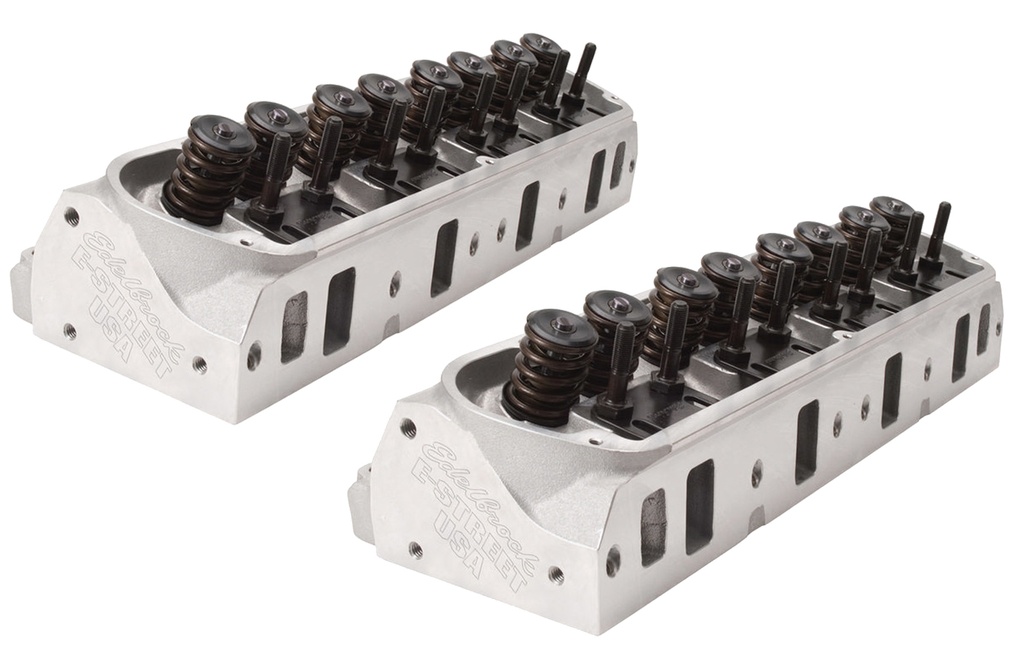 Edelbrock - SBF E-Street Cylinder Heads - 60cc 1.90/1.60