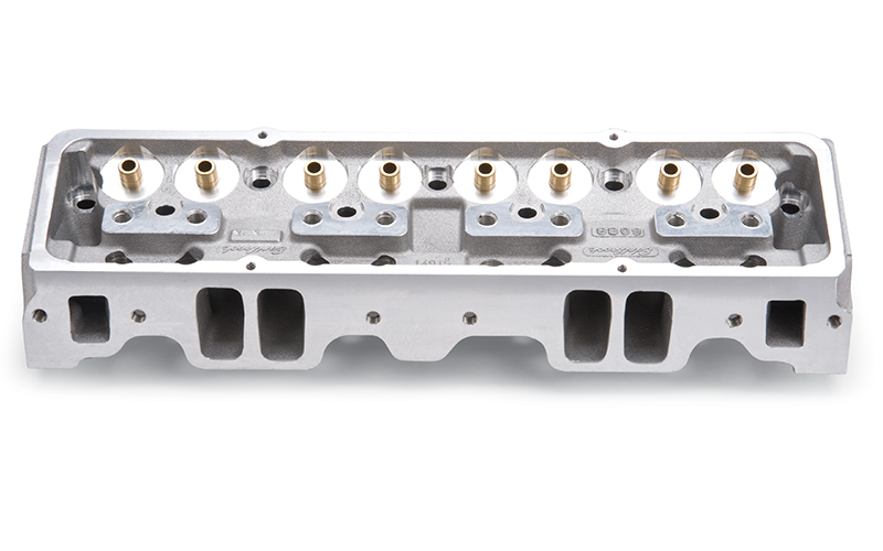 [EDE60947] Edelbrock - SBC NHRA Legal Cylinder Heads 64Cc A/P Bare