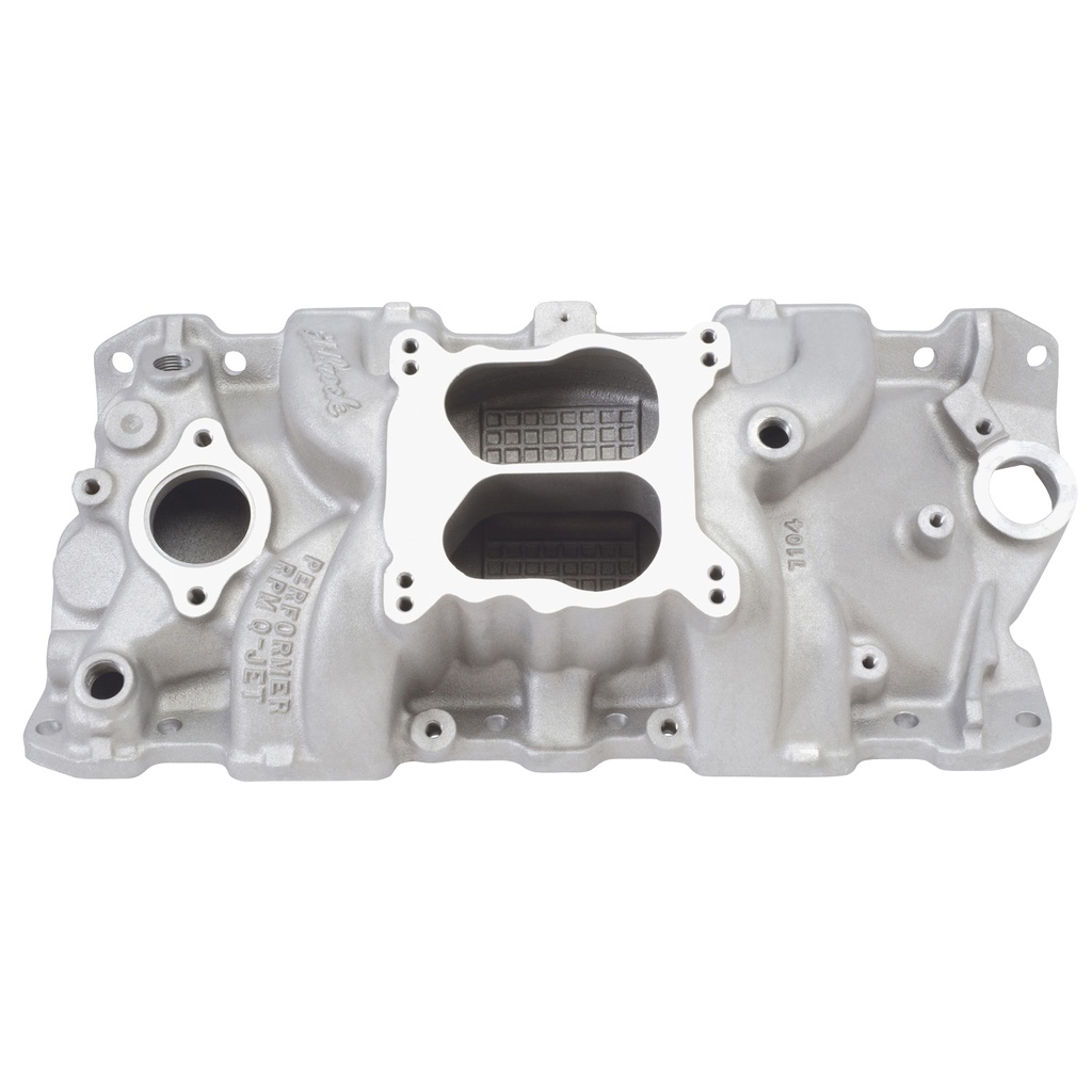 [EDE7104] Edelbrock - SBC Performer RPM Q-Jet Manifold - 262-400