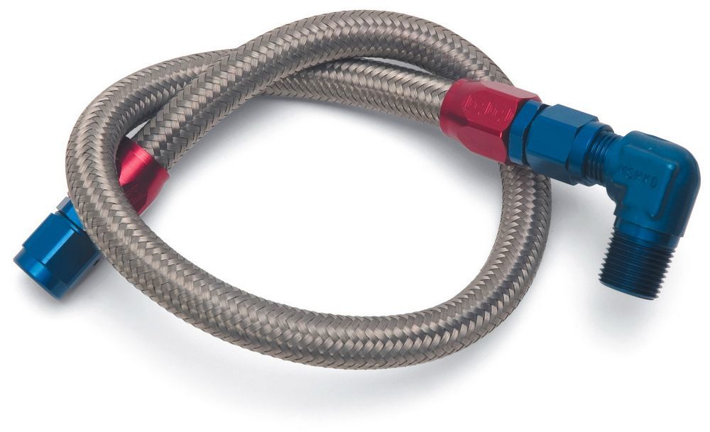 [EDE8123] Edelbrock - SBC S/S Braided Fuel Line Kit
