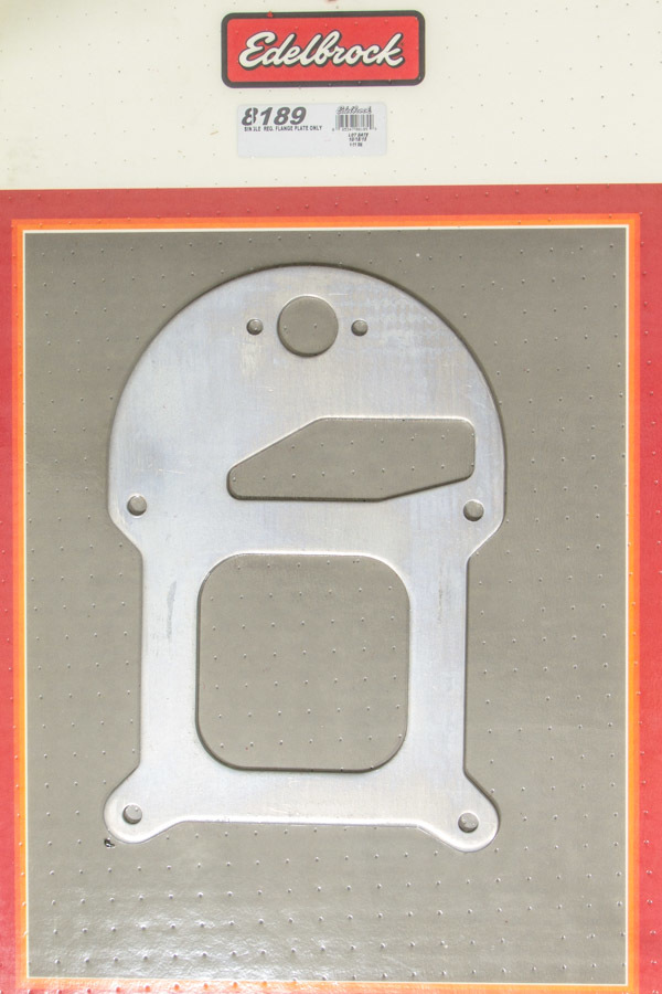 [EDE8189] Edelbrock - Single Regulator Flange Plate