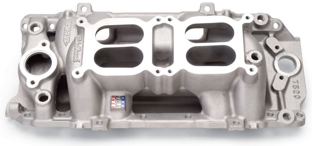 [EDE7520] Edelbrock - BBC Performer RPM Dual Quad A/G Manifold - O/P