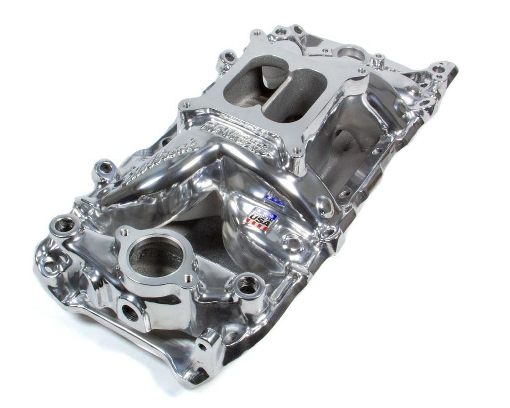 [EDE75611] Edelbrock - BBC Performer RPM A/G Manifold- O/P- Polished