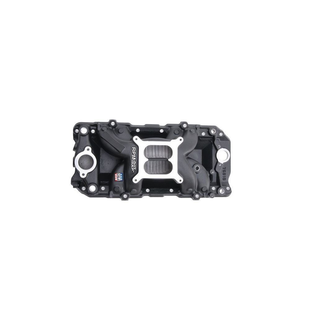 [EDE75613] Edelbrock - BBC Performer RPM A/G Manifold - O/P- Black