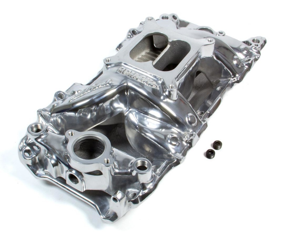 [EDE75621] Edelbrock - BBC Performer RPM A/G Manifold- R/P- Polished