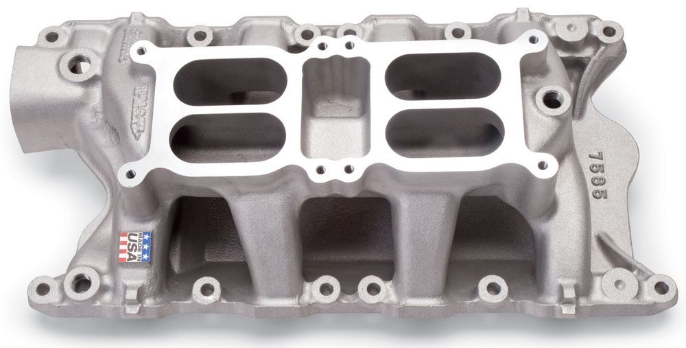 [EDE7585] Edelbrock - SBF Performer RPM Dual Quad A/G Manifold - 351W