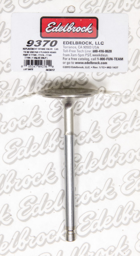 [EDE9370] Edelbrock - Intake Valve - 2.050 (1)