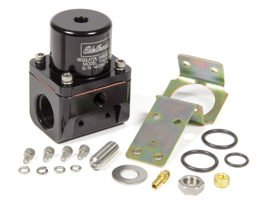 [EDE174053] Edelbrock - Fuel Pressure Regulator Bypass Style 180GPH Blk