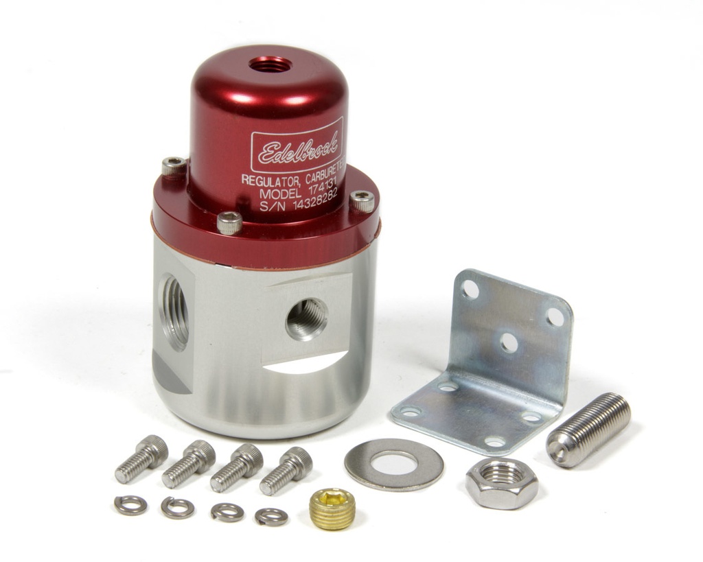 [EDE174131] Edelbrock - Fuel Pressure Regulator Bypass Style 160GPH Red