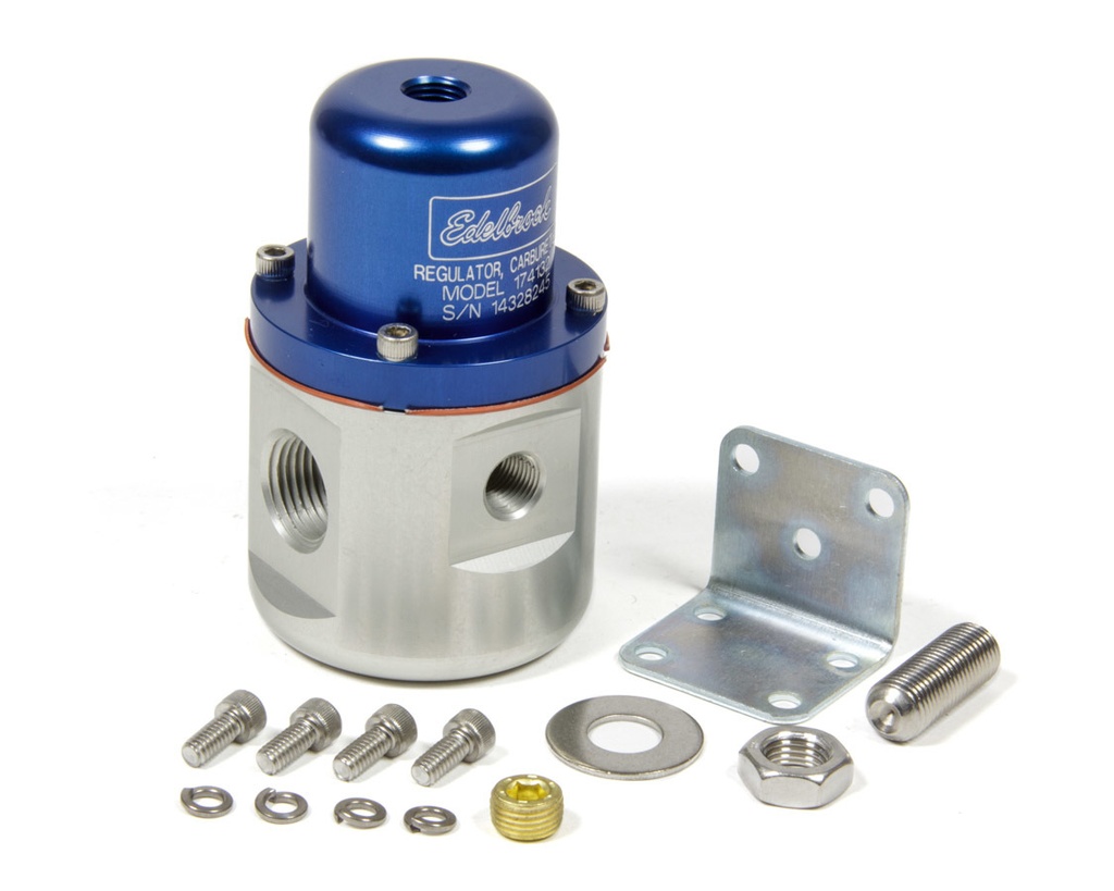 [EDE174132] Edelbrock - Fuel Pressure Regulator Bypass Style 160GPH Blue