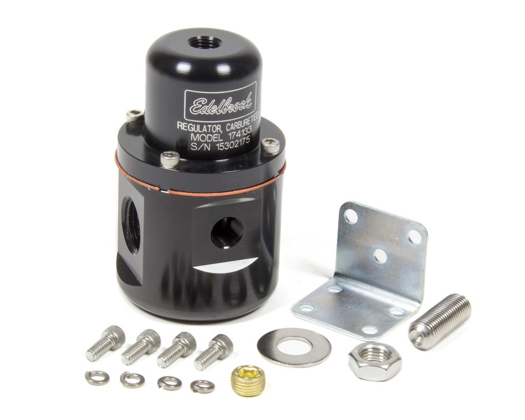[EDE174133] Edelbrock - Fuel Pressure Regulator Bypass Style 160GPH Blk