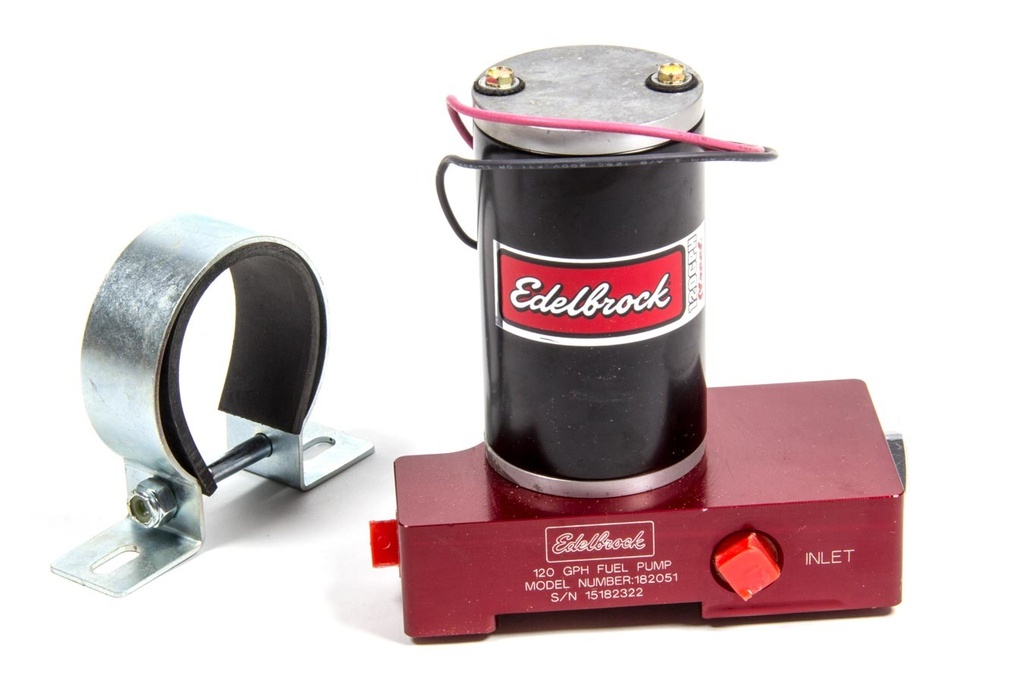 [EDE182051] Edelbrock - Carb Electric Fuel Pump 120GPH @ 6.5psi Red