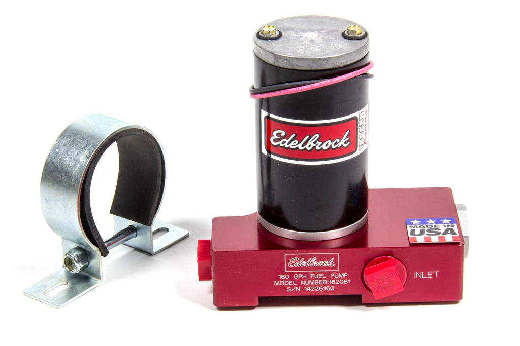 [EDE182061] Edelbrock - Carb Electric Fuel Pump 160GPH @ 12psi Red