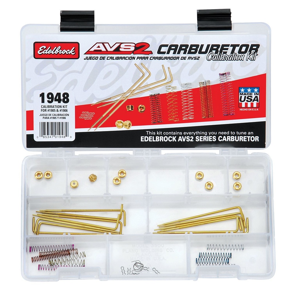 [EDE1948] Edelbrock - Calibration Kit AVS2 650 Series 1905 & 1906