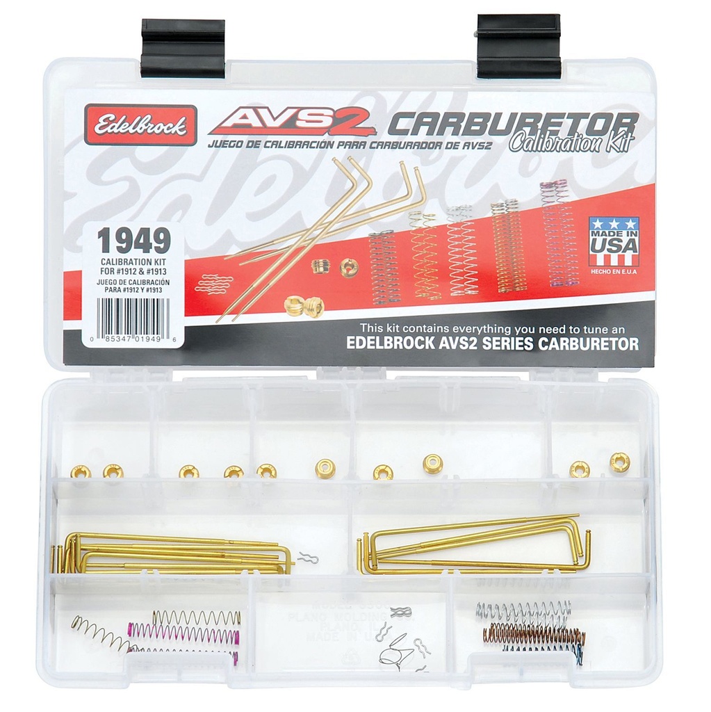 [EDE1949] Edelbrock - Calibration Kit AVS2 800 Series 1912/1913