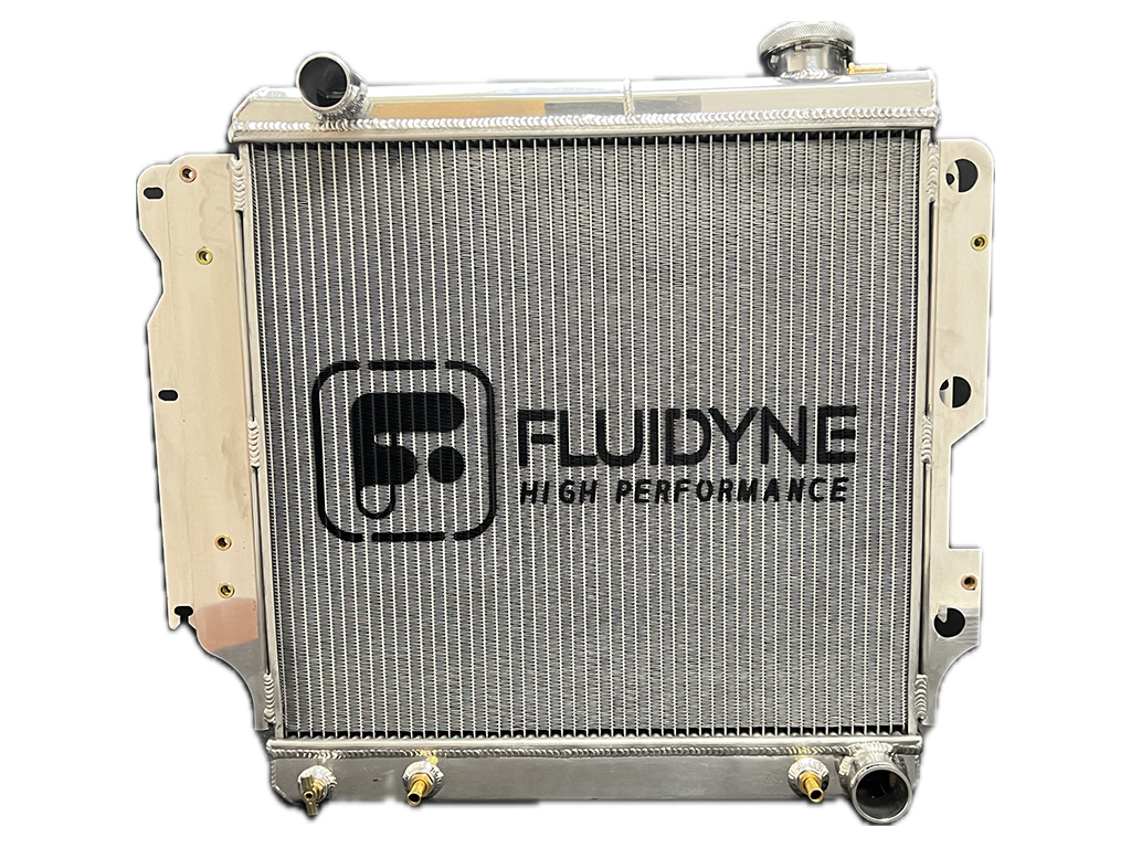 [DUNRJP.3R2422.LS] Fluidyne Performance - Radiator Jeep Wrangler 87-04 YJ LS Swap