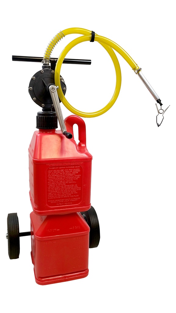 [FLF30125-R] Flo-Fast - Transfer Pump Pro Model (2) 5 Gallon Red