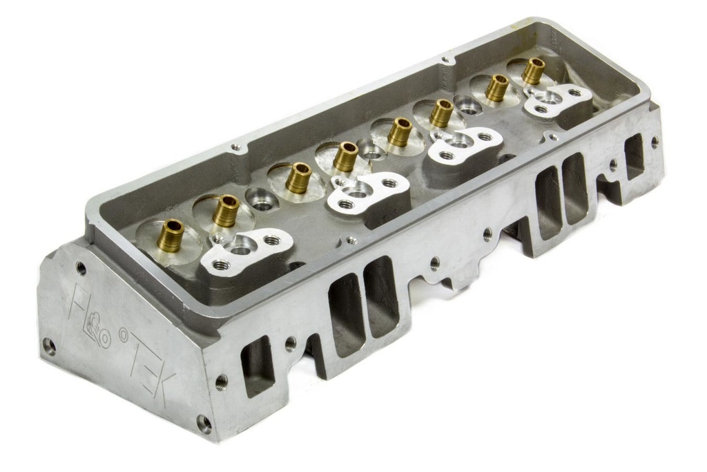 Flotek - Sbc 180cc Alum Cyl Head 64cc 2.02/1.60 A/P Bare